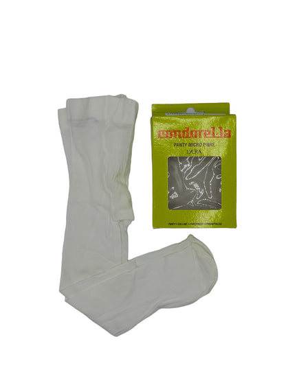 Collants Branco 6-12 Meses