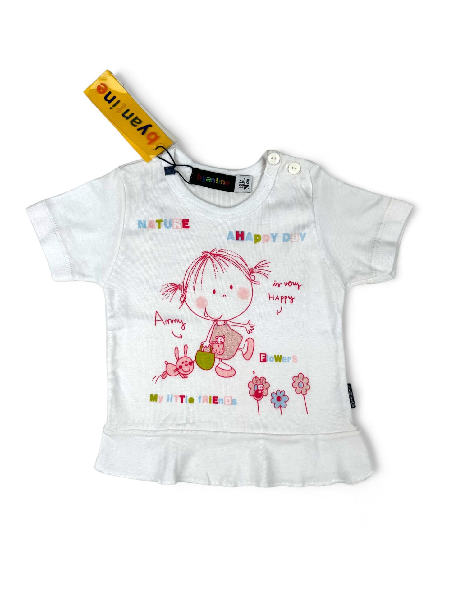 T-Shirt Happy Day 12 Meses