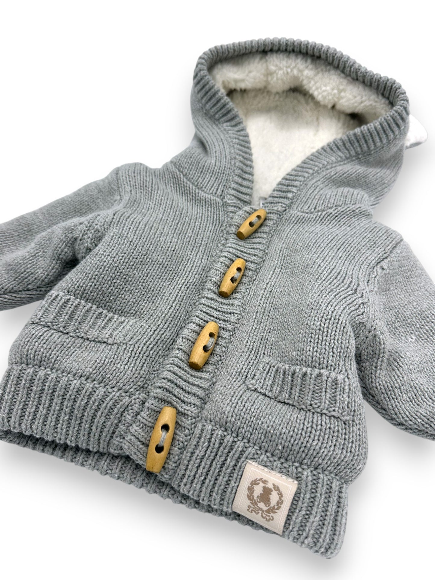 Casaco de Malha Capuz 0-1 Mês