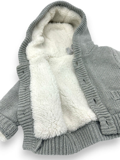 Casaco de Malha Capuz 0-1 Mês