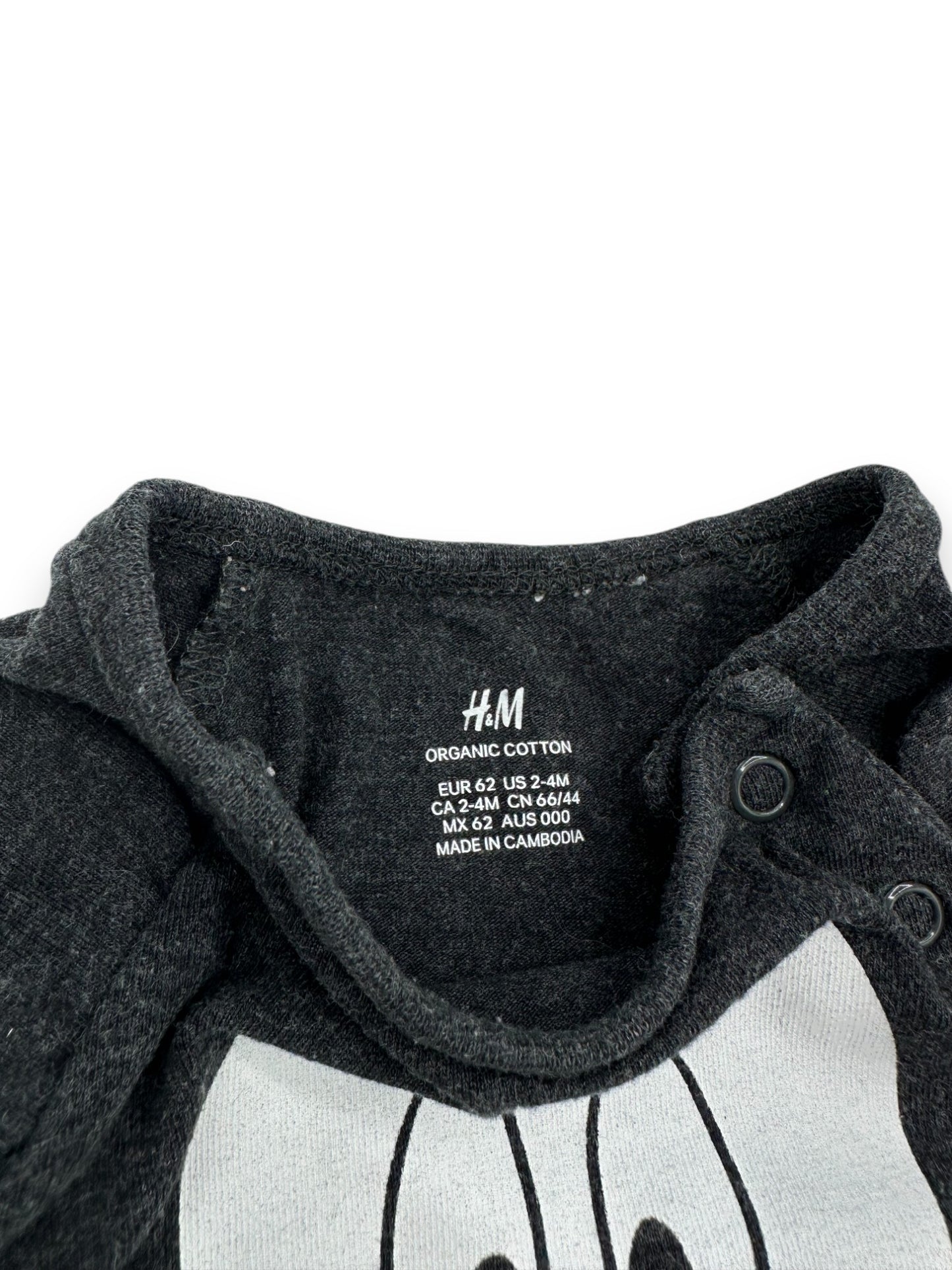 Conjunto Body e Calças Mickey 2-4 Meses