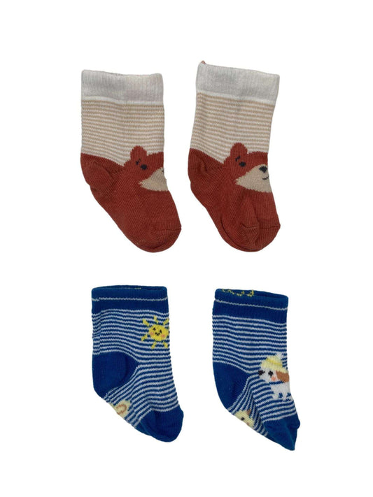 Pack of 2 Pairs of Socks 13-14