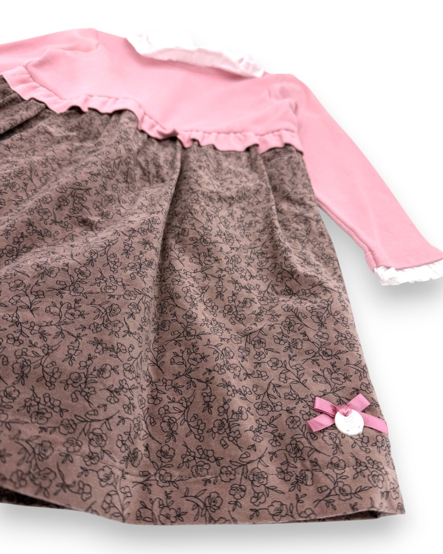 Vestido Folhos 18 Meses