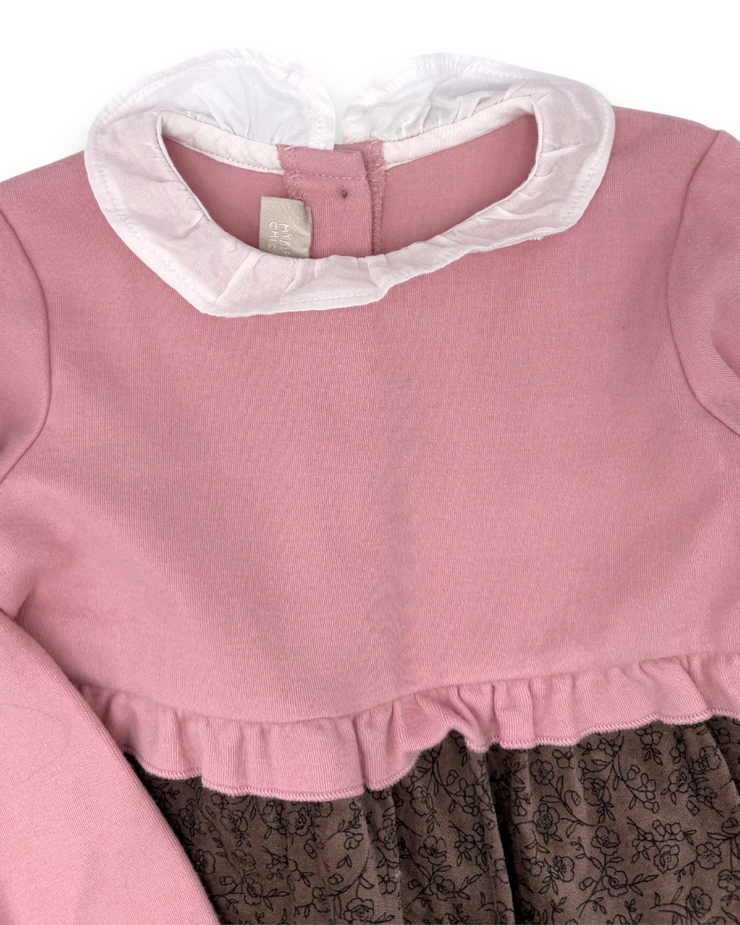 Vestido Folhos 18 Meses