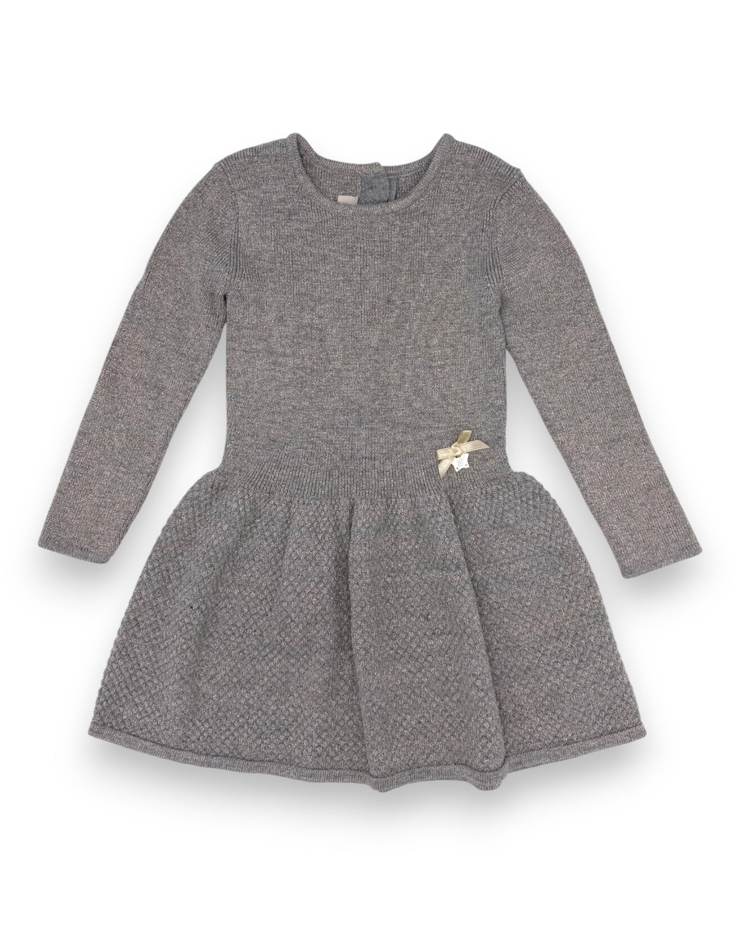 Vestido Malha Brilho 18 Meses