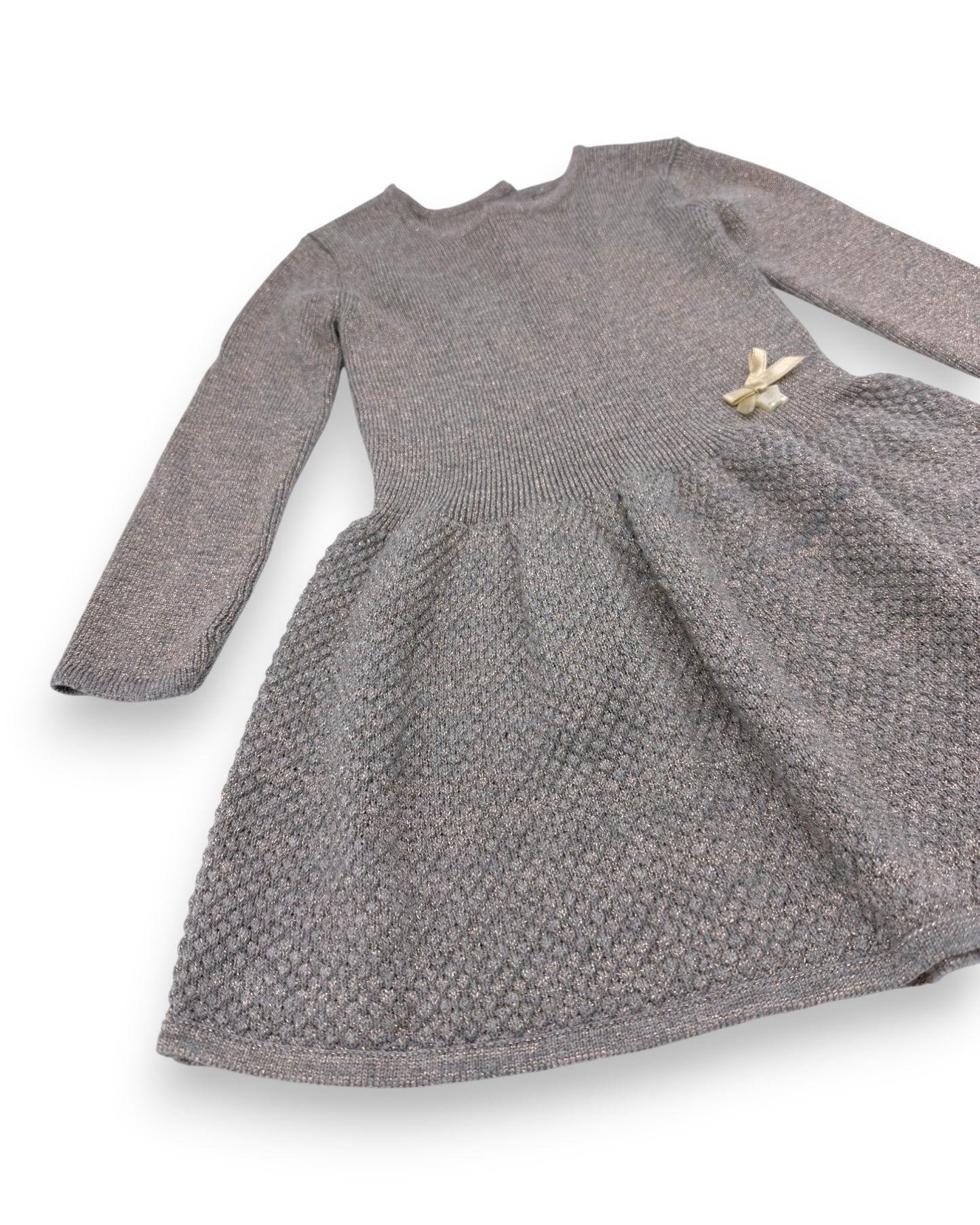 Vestido Malha Brilho 18 Meses