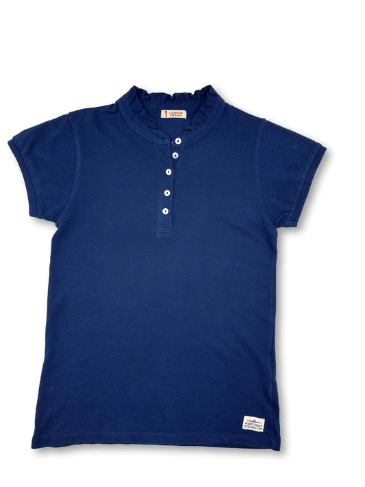 Blue Short Sleeve Polo Shirt 12 Years