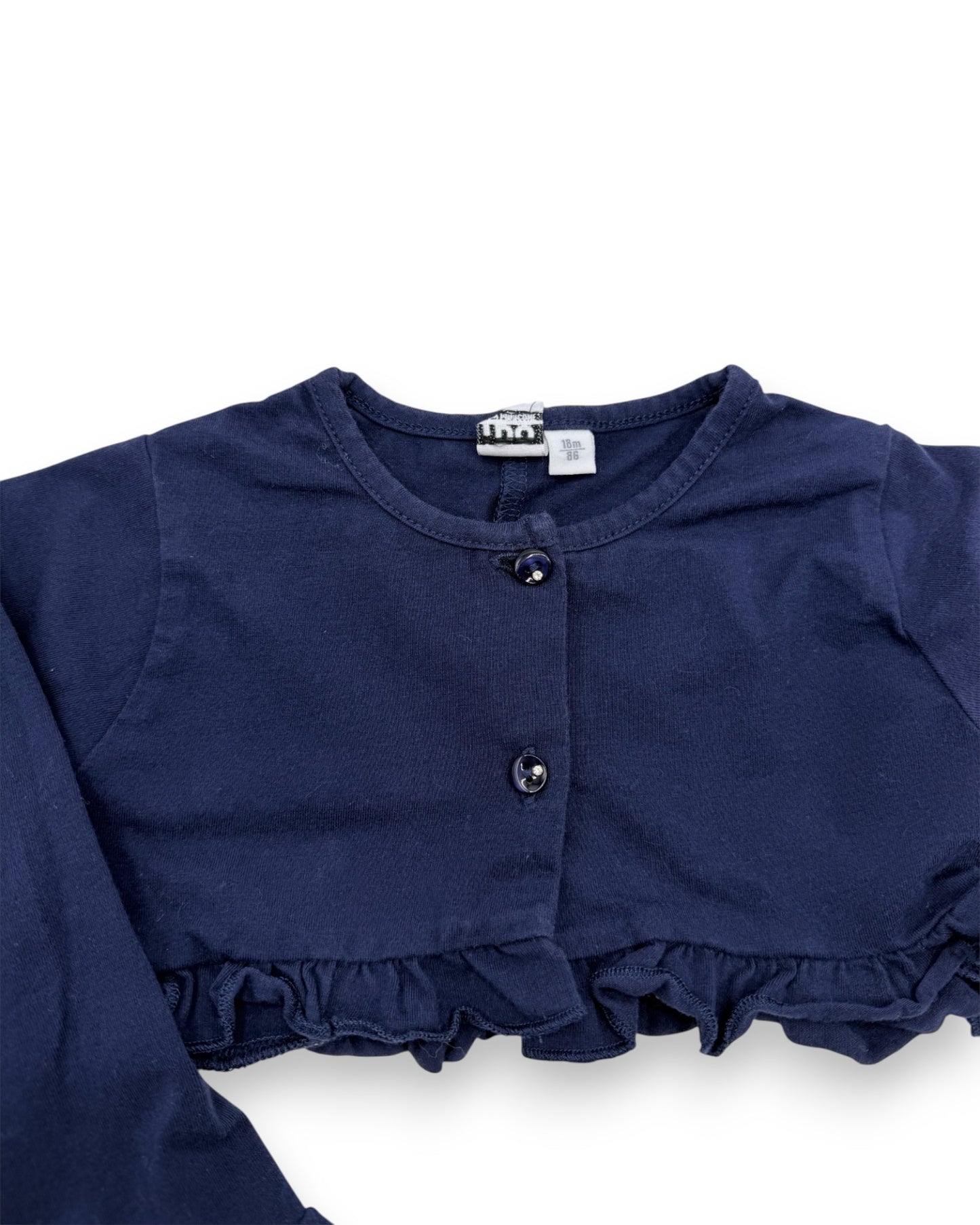 Casaco Bolero Azul 18 Meses