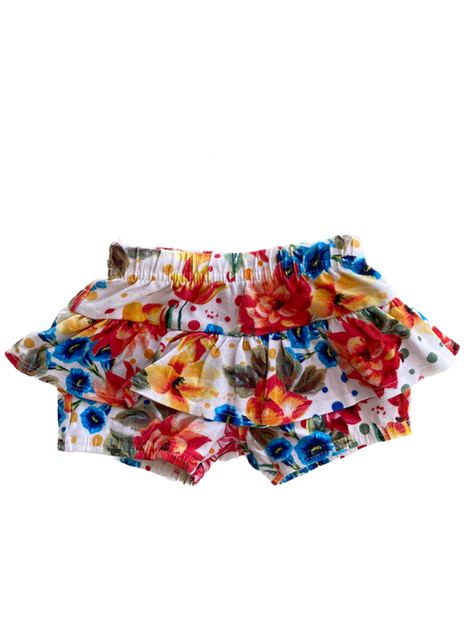 Floral Shorts 3-6 Months