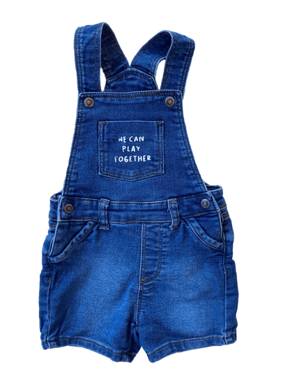 Dungarees Denim Shorts 18-24 Months