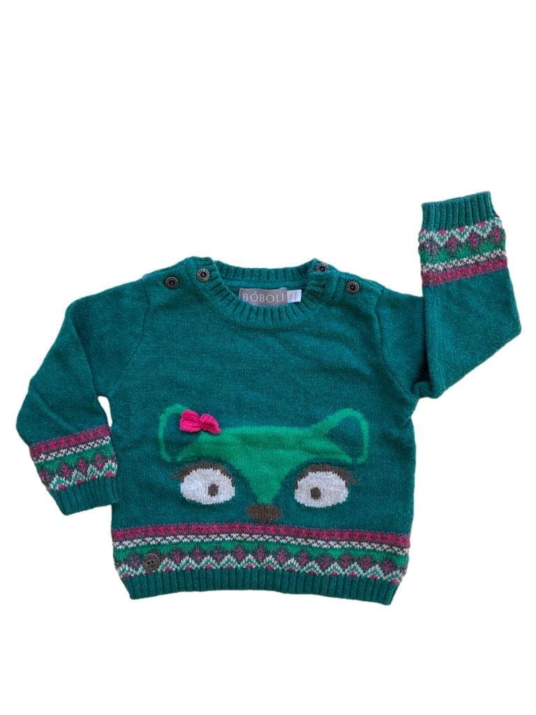 Sweater Verde 6 Meses