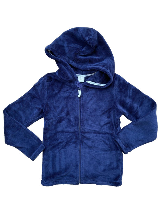 Casaco Hoodie Polar Azul 8-9 Anos