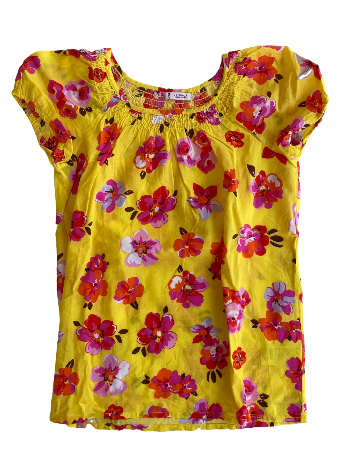 Yellow Short Sleeve Top 12 Years