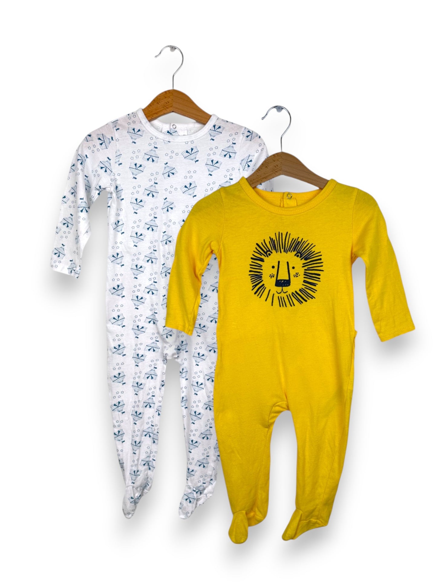 Pack of 2 Babygrows with Buttons 18-24 Months