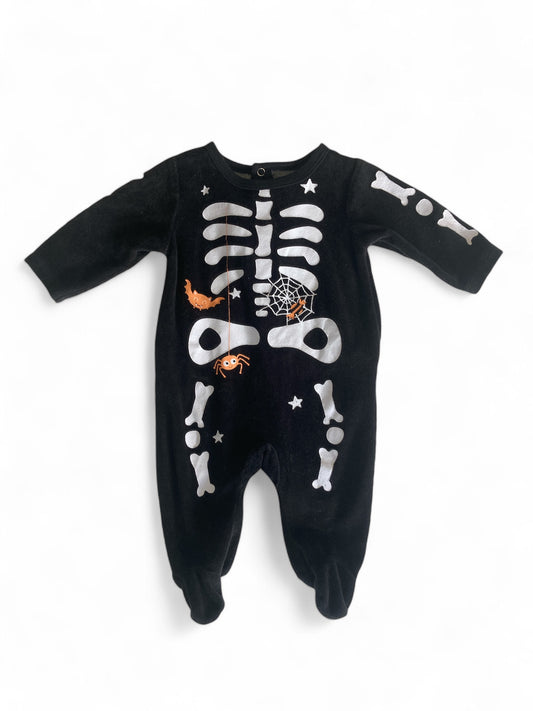 Babygrow Esqueleto Halloween 3-6 Meses