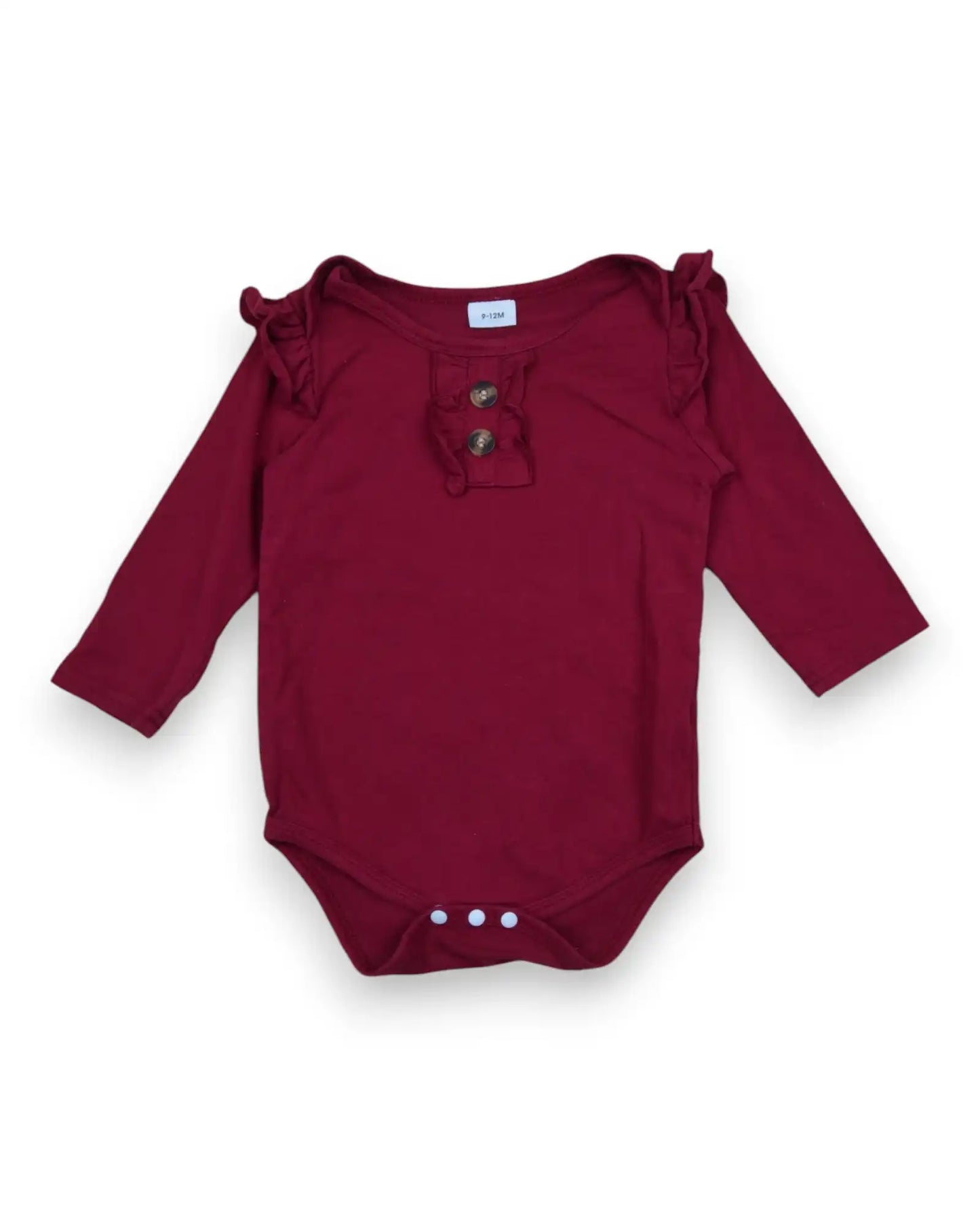 Body Bordeaux - 9-12 Meses