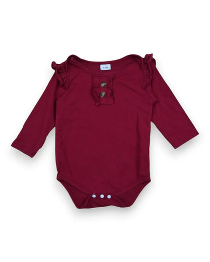 Body Bordeaux - 9-12 Meses