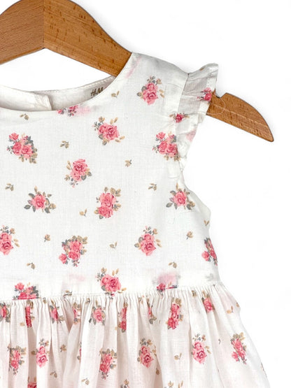 Vestido Flores 6-9 Meses