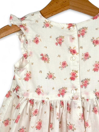 Vestido Flores 6-9 Meses