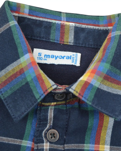 Sobre Camisa Xadrez Flanela MAYORAL - 5 Anos