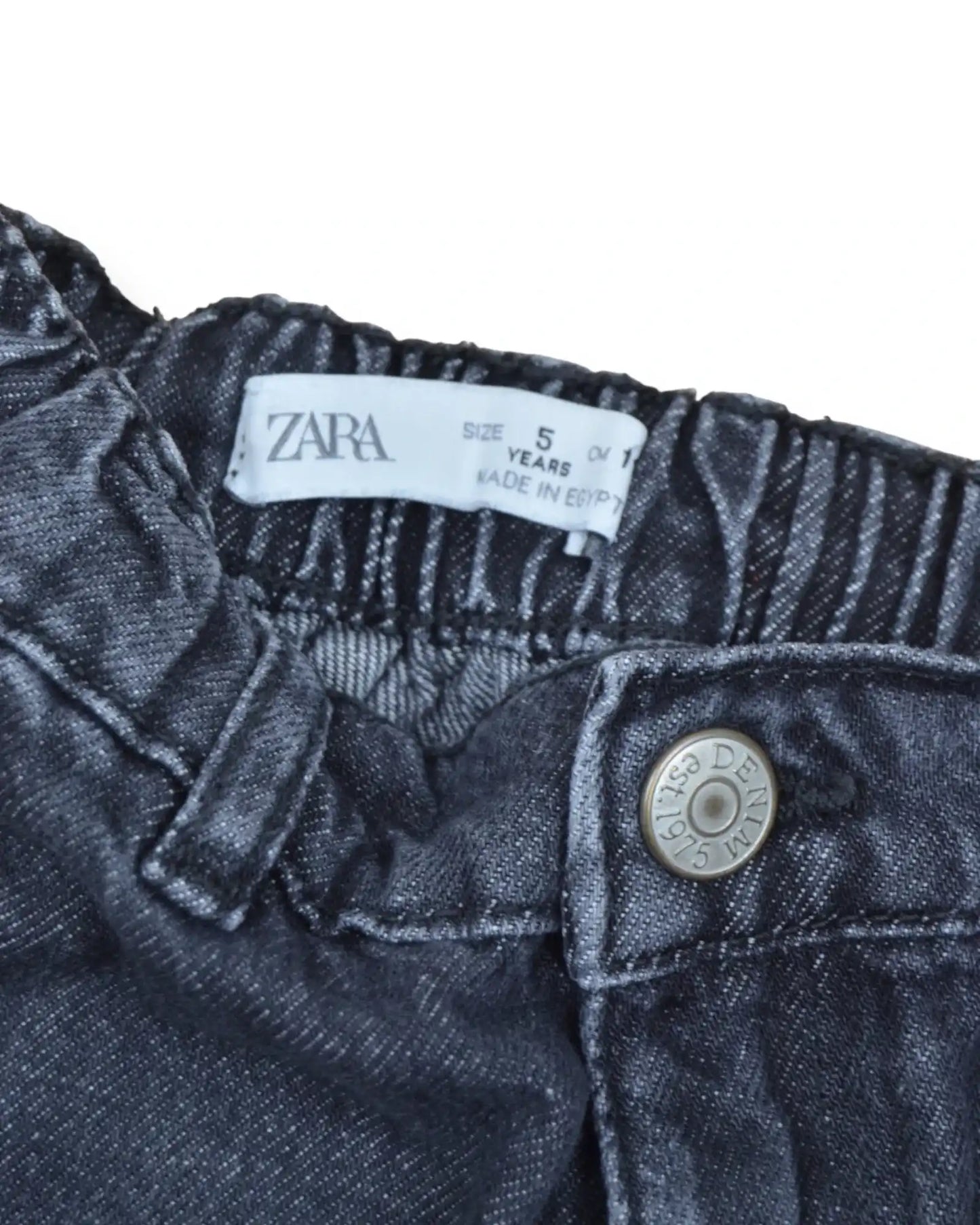 Calças Ganga Pretas ZARA - 5 Anos