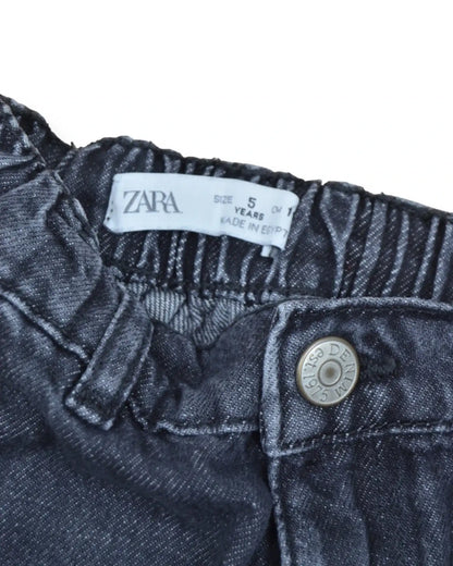 Calças Ganga Pretas ZARA - 5 Anos