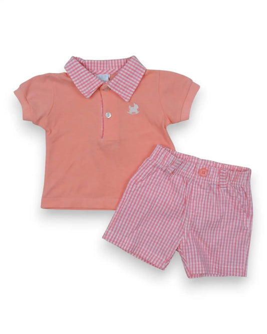 Conjunto Polo & Calções GIRANDOLA - 3 Meses