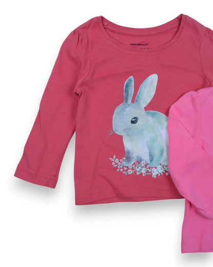 Conjunto 2 Tshirts PRIMARK - 9-12 Meses