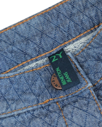 Mini Saia Azul BENETTON - 2 Anos