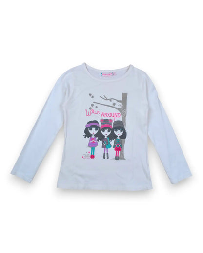 T-Shirt Branca SFERA - 6-7 Anos