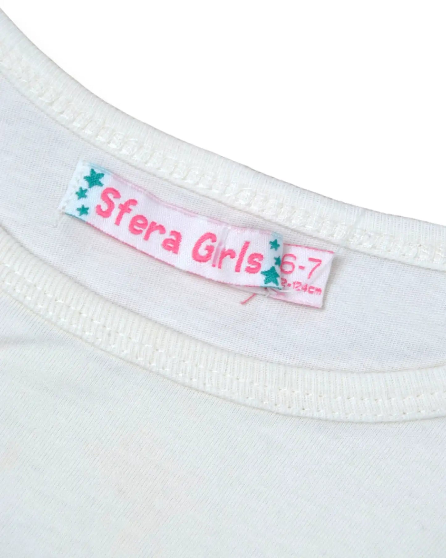 T-Shirt Branca SFERA - 6-7 Anos
