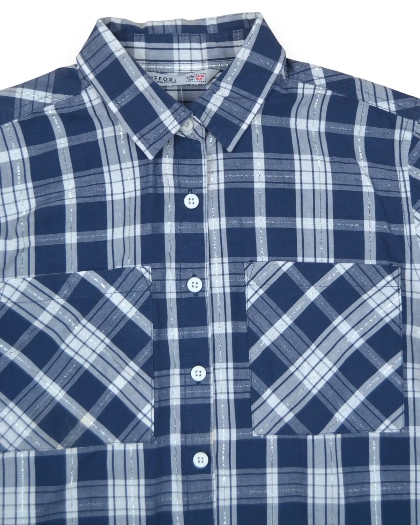Camisa Xadrez Glitter TIFFOSI - 11-12 Anos