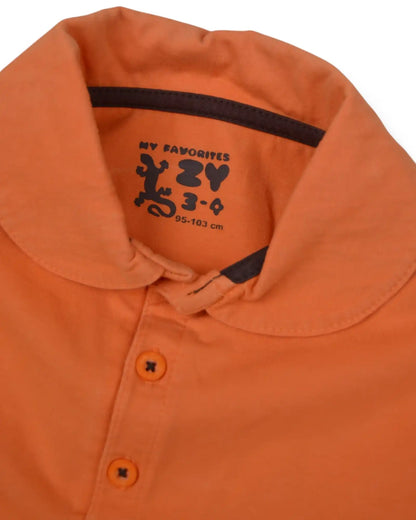 Polo Laranja ZIPPY - 3-4 Anos