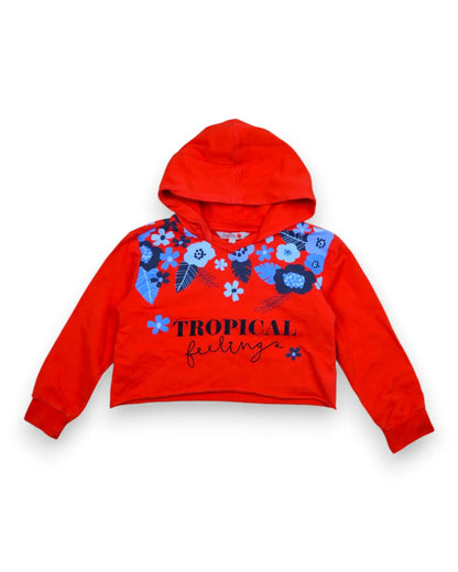 Sweater Vermelha Cropped BOBOLI - 4 Anos