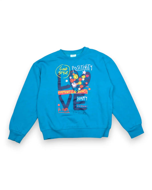 Sweater Azul BOBOLI - 10 Anos