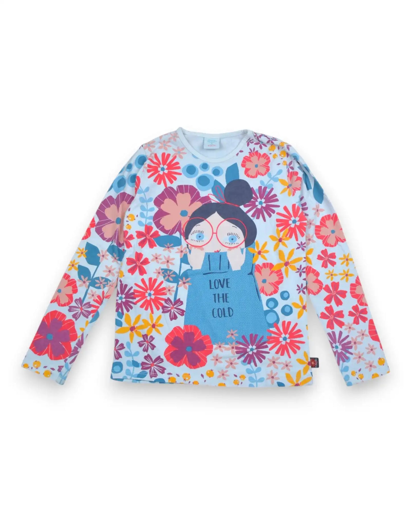 T-Shirt Flores BOBOLI - 8 Anos