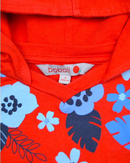 Sweater Vermelha Cropped BOBOLI - 4 Anos