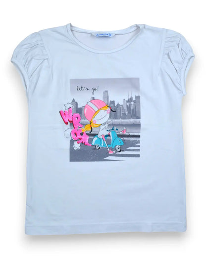 T-Shirt Branca MAYORAL - 8 Anos