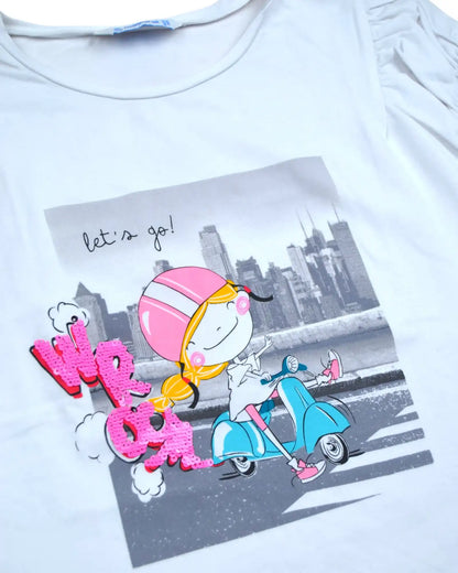 T-Shirt Branca MAYORAL - 8 Anos