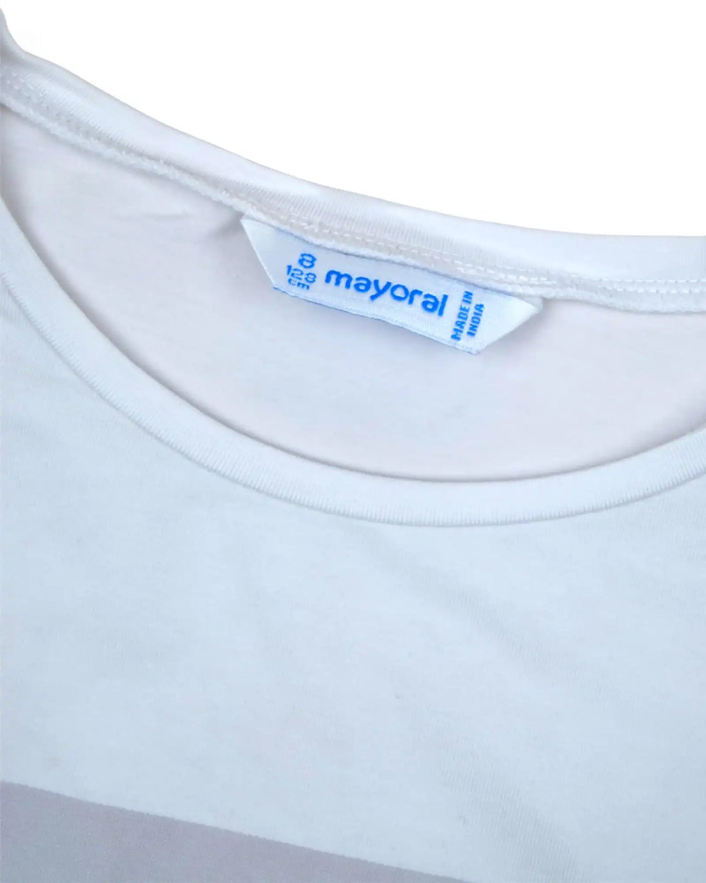 T-Shirt Branca MAYORAL - 8 Anos