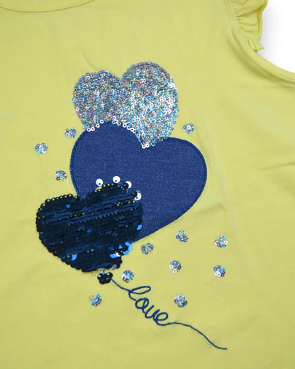 T-Shirt Amarela SONHOS - 8 Anos