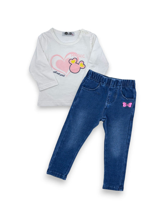 Conjunto Leggings & T-shirt 12 Meses