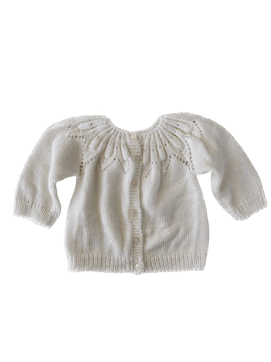 Newborn knitted coat