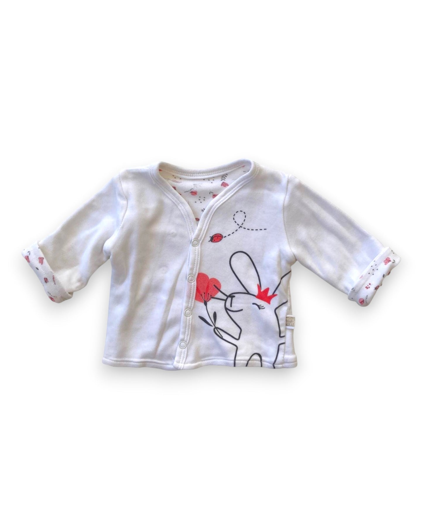 Casaco Branco MINI ZEYN - 0-3 Meses