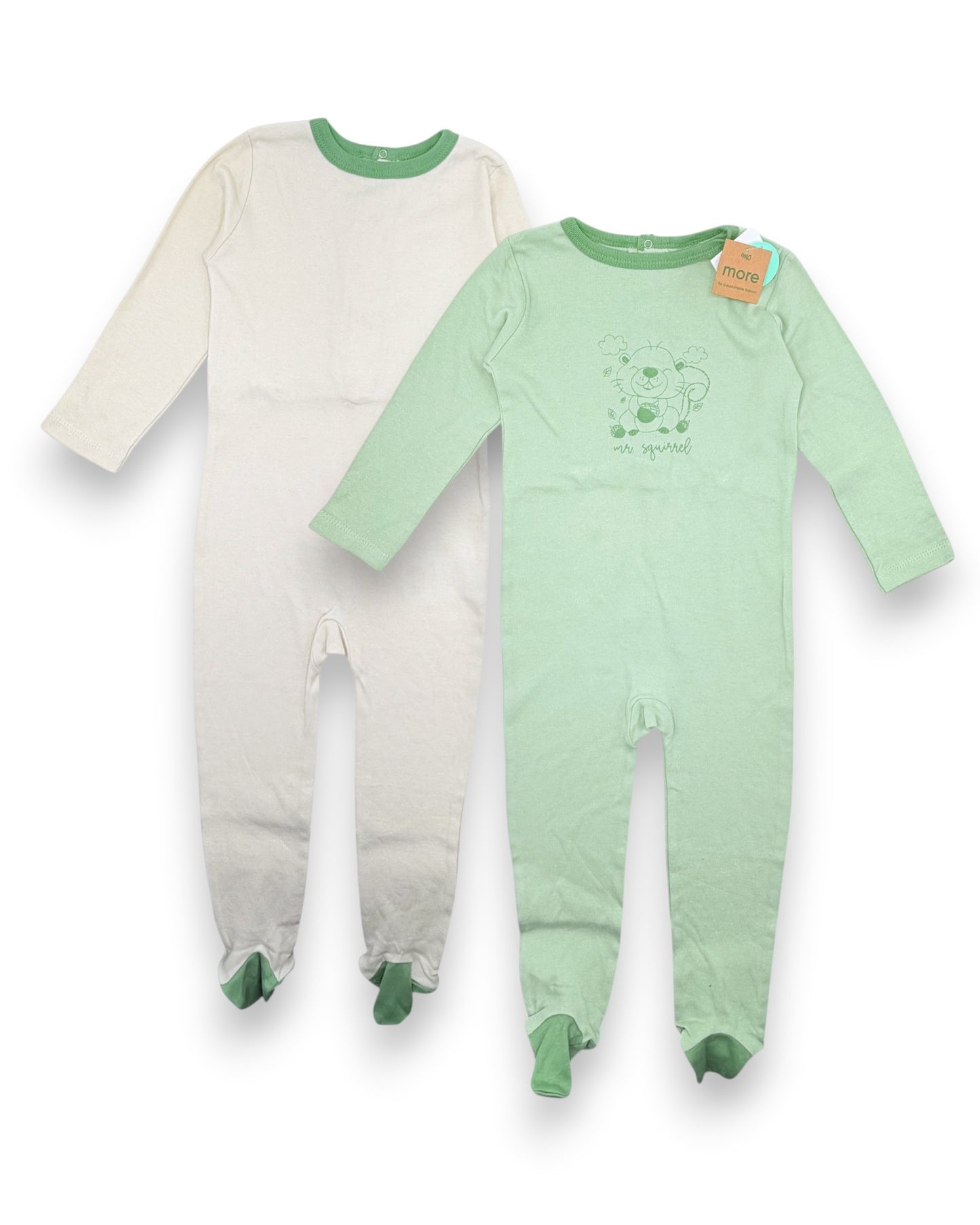 2 Pack Babygrows MO Kids - 18-24 Months