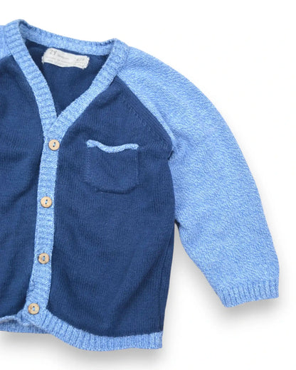 Casaco Malha ZIPPY - 6-9 Meses
