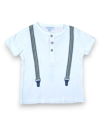 T-Shirt Branca FAGOTTINO - 12-18 Meses