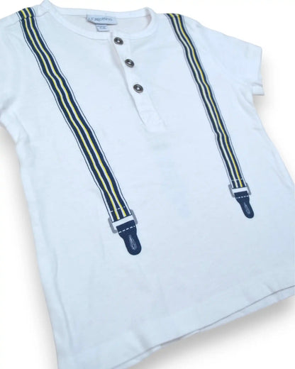 T-Shirt Branca FAGOTTINO - 12-18 Meses