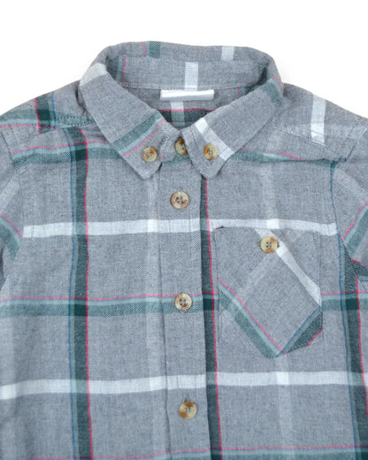 Camisa Xadrez Flanela ZIPPY - 18-24 Meses