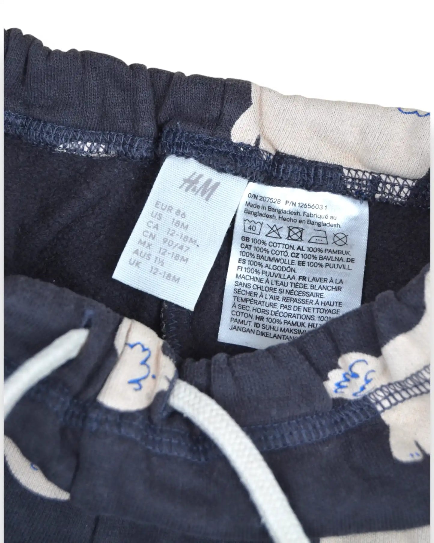 Calças Felpa H&M - 18 Meses